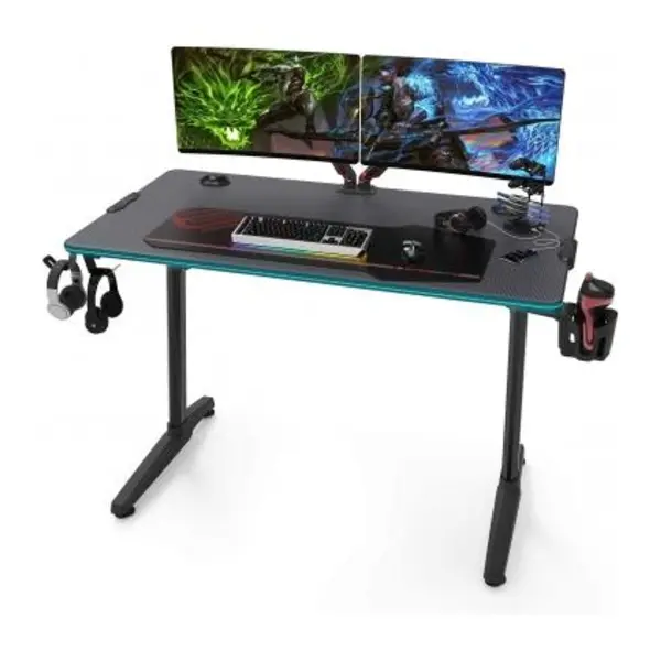 میز گیمینگ یوریکا با چراغ RGB رنگارنگ برند EUREKA