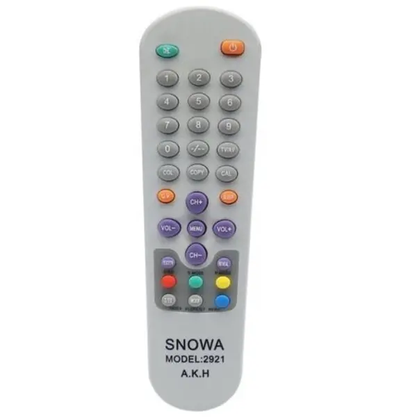 کنترل ریموت تلوزیون قدیمی اسنوا SNOWATV