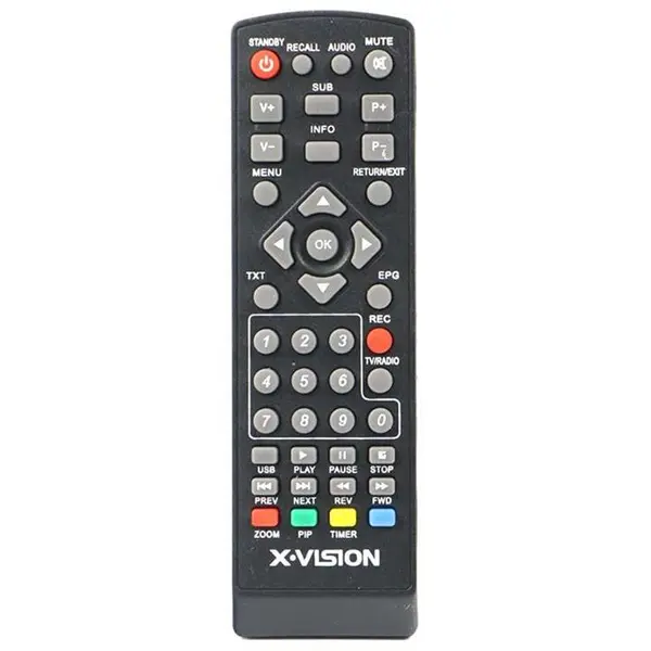 کنترل گیرنده دیجیتال ایکس ویژن X.vision 885