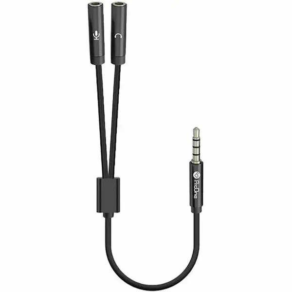 کابل 1 به 2 AUX پرووان مدل PCA39 طول 0.3 متر ا ProOne PCA39 30cm Male 3.5 Jack to 2 Female 3.5 Jack Cable کد 5174 - 2