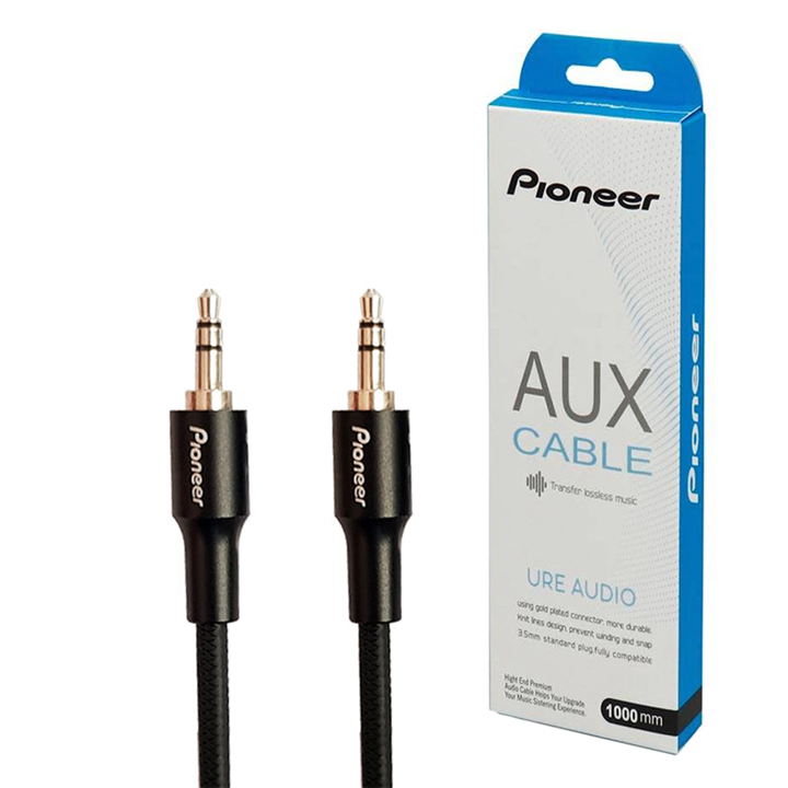 کابل AUX پایونر 1متری روکش TPE ژله ای PIONEER AUX CABLE