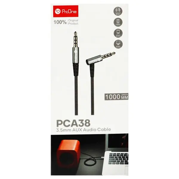 کابل AUX پرووان مدل PCA38_CA30 طول ۱ متر