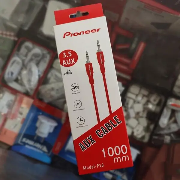 کابل AUX یک متری Pioneer مدل P10 - 2