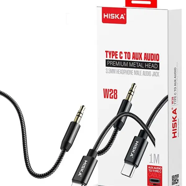کابل تایپ سی به AUX هیسکا مدل W28
