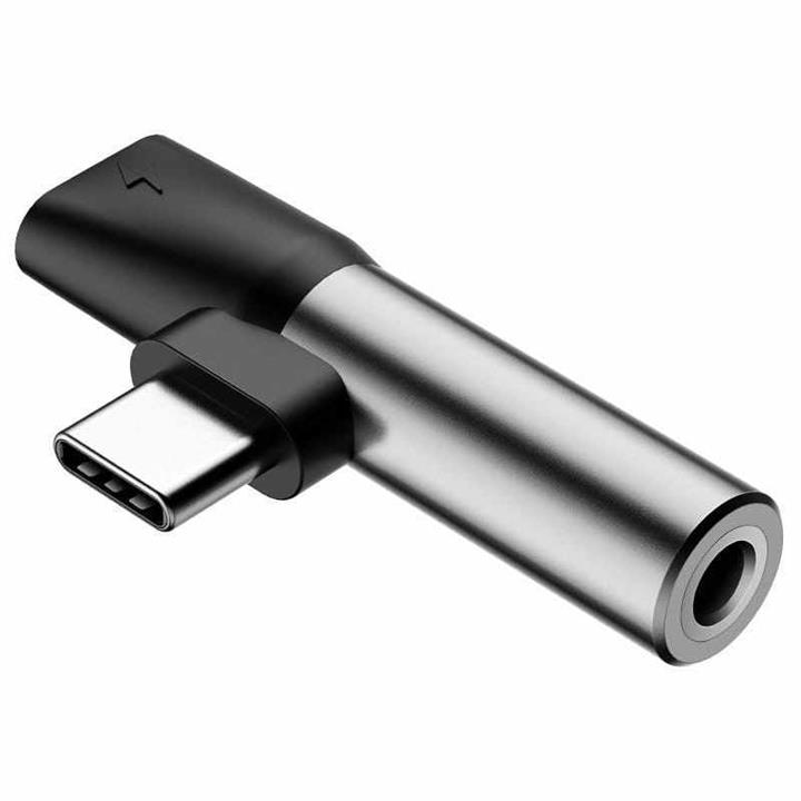 مبدل USB-C به AUX / USB-C باسئوس مدل CATL41-S11-AC