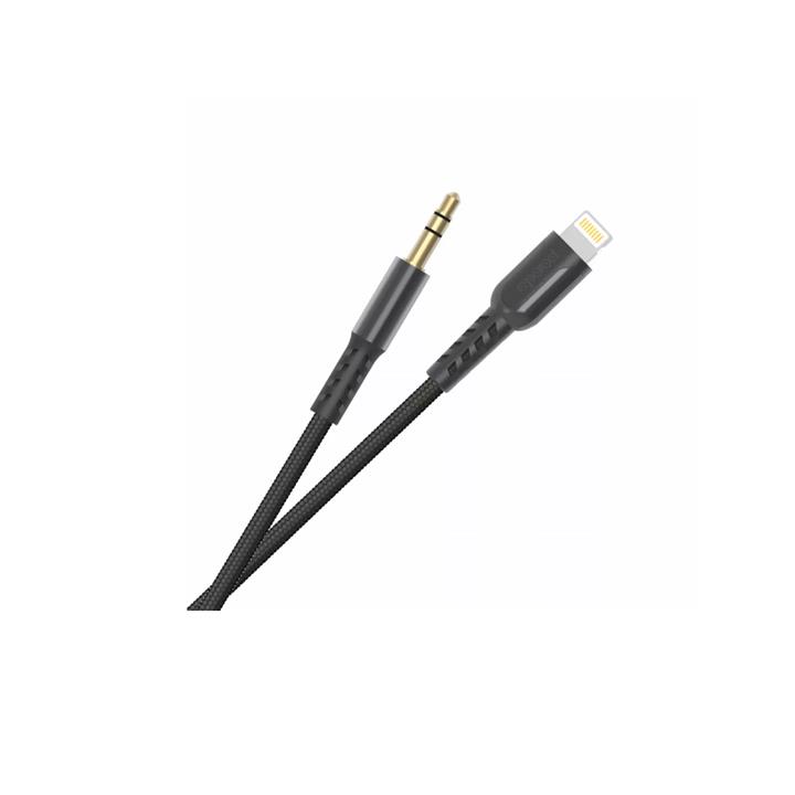 کابل صدای لایتنینگ به جک 3.5 میلی‌متری پرودو Porodo Lightning to Aux Data Cable PD-AUL12