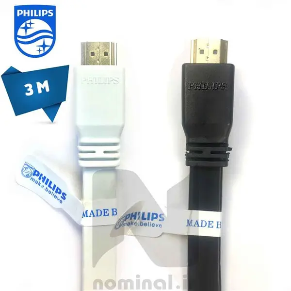 کابل 3 متری HDMI فیلیپس Philips فلت - 5