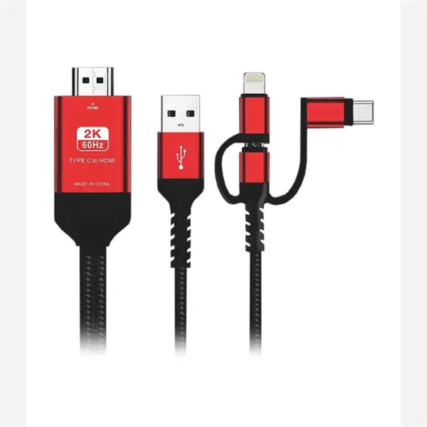 کابل انتقال تصویر موبایل به HDMI فرانت Faranet مدل FN-CLMB2H - 2
