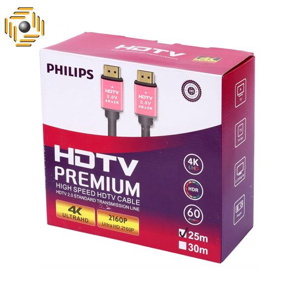 کابل Philips HDMI v2.0 4k 25m