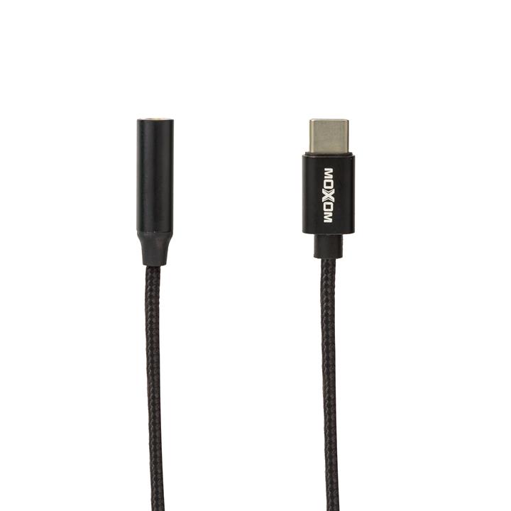 کابل تبدیل USB-C به AUX موکسوم مدل MX-AX01 طول 0.1 متر