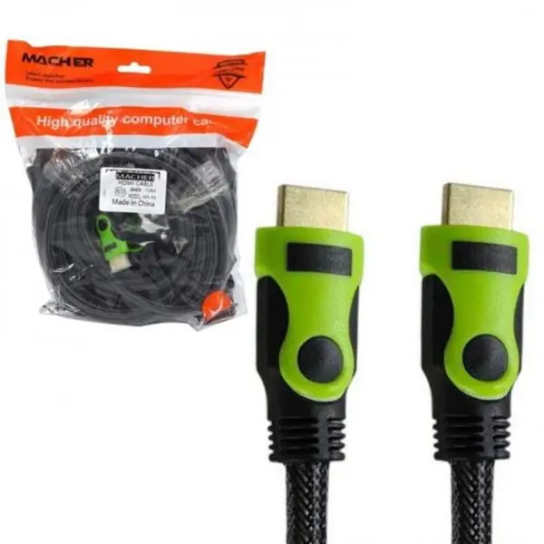 کابل HDMI 2.0 4K کنفی MACHER مدل MR-93 طول 10 متر