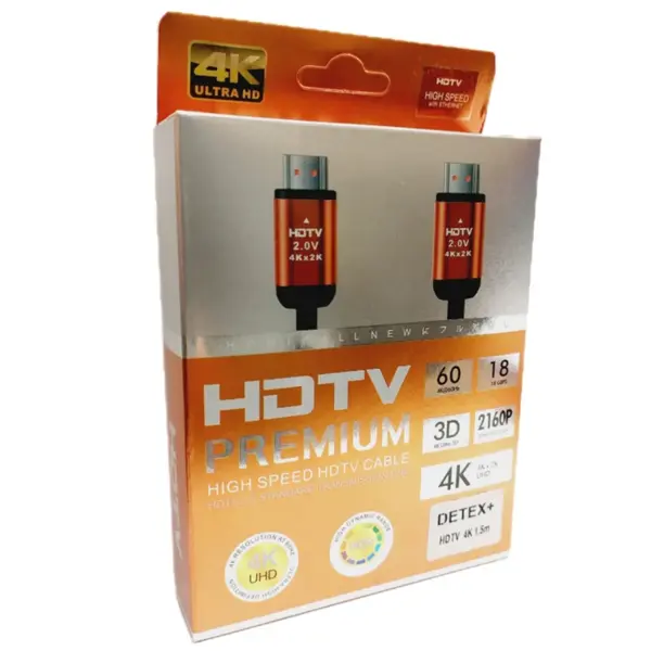 کابل HDMI 4K دیتکس DETEX+ به طول 1.5 متر