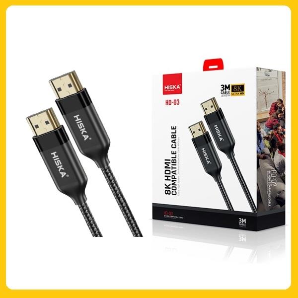 کابل HDMI هیسکا مدل HISKA HD-03 سه متری