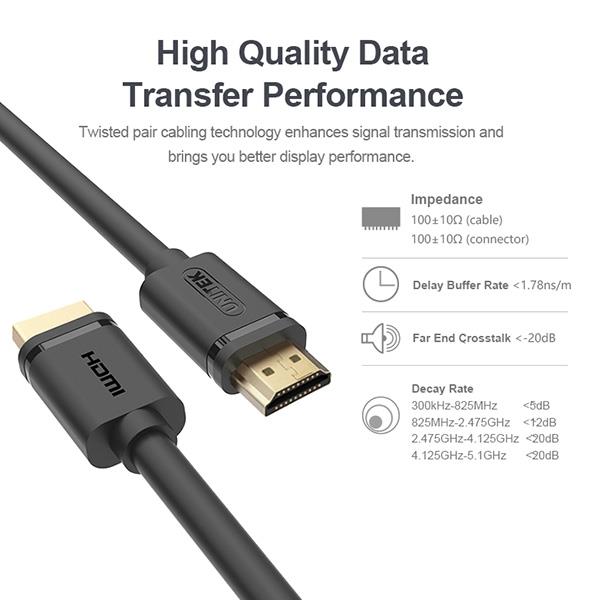 کابل HDMI یونیتک مدل Y-C142M طول 10 متر