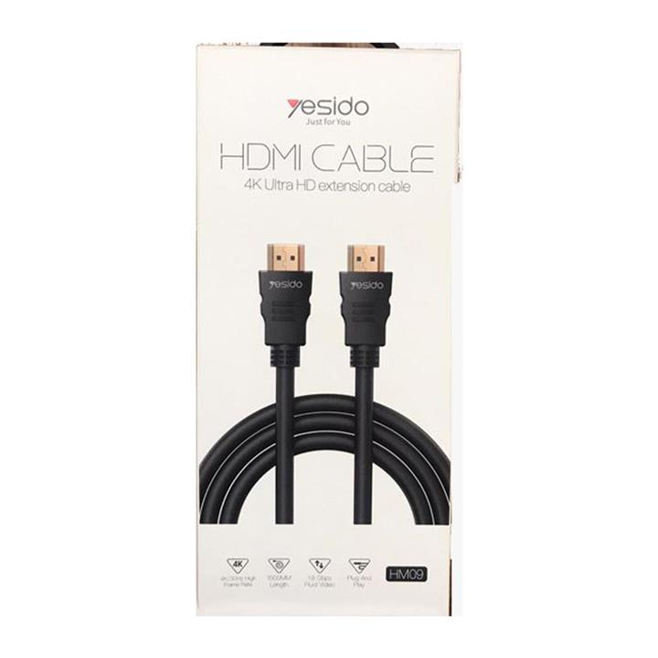 کابل Hdmi یسیدو مدل YESIDO HM09 4K طول 1.5 متر کد 5608