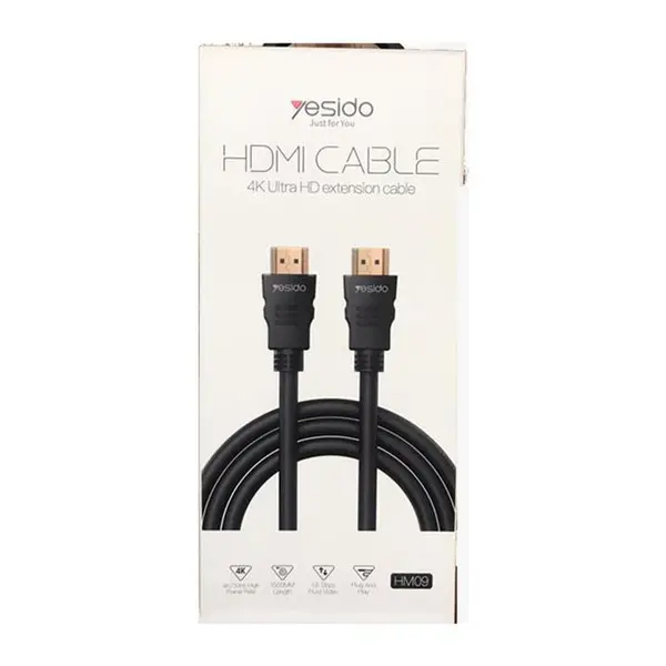 کابل Hdmi یسیدو مدل YESIDO HM09 4K طول 1.5 متر کد 5608