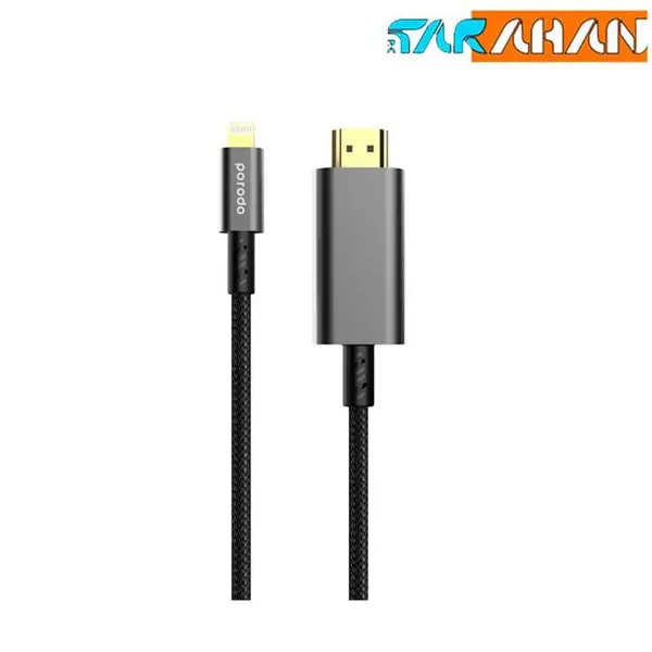 کابل تبدیل Lightning به HDMI پرودو مدل  PD-4KHDML