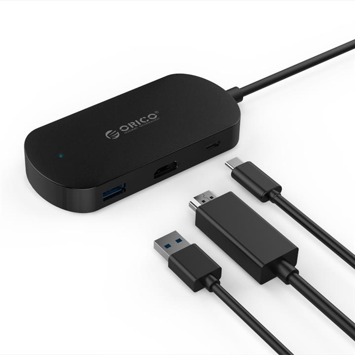 مبدل Type-C به HDMI + USB3.0-A + USB3.0-C اوریکو مدل TCH1