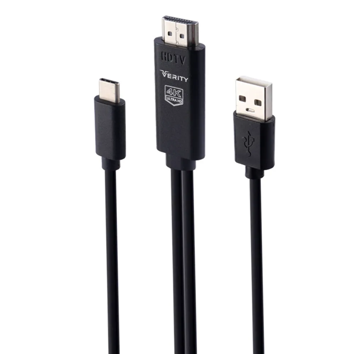 کابل تبدیل وریتی Type-C به HDMI مدل V-HD12