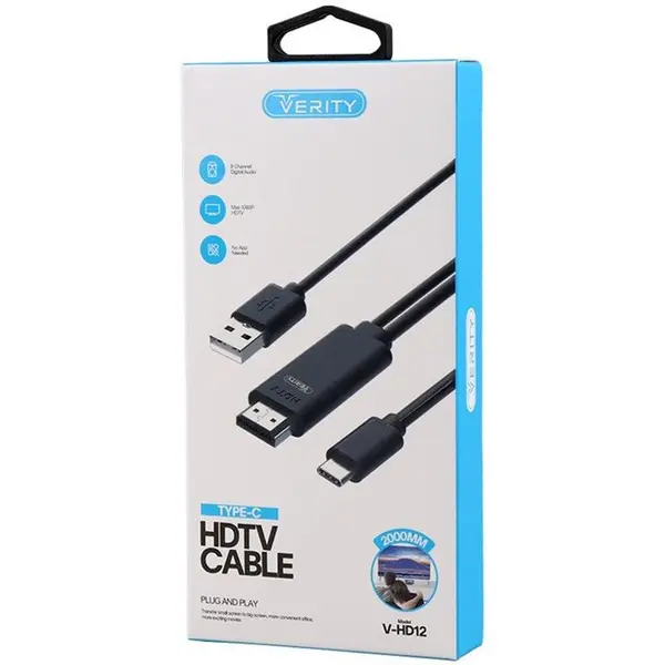 کابل تبدیل وریتی USB به HDMI مدل V-HD14
