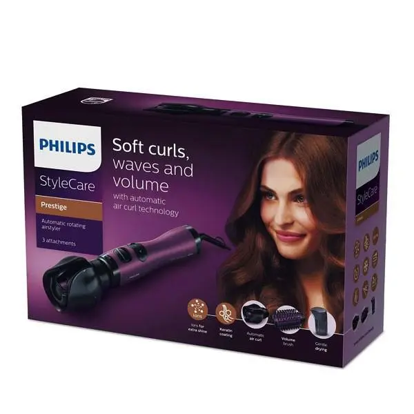 سشوار و فر کننده چرخشی مو فیلیپس مدل HP8668/00