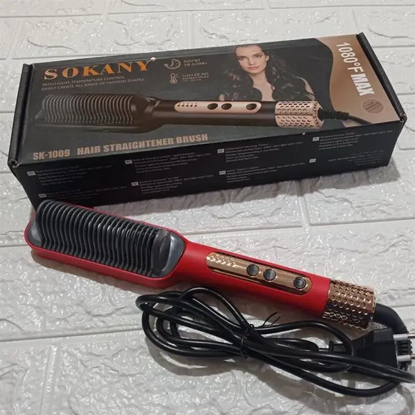 برس حرارتی سوکانی سری جدید بازار SOKANY 1080 F مدلSK-1009 رنگبندی مشکی سفید سبزوقرمز