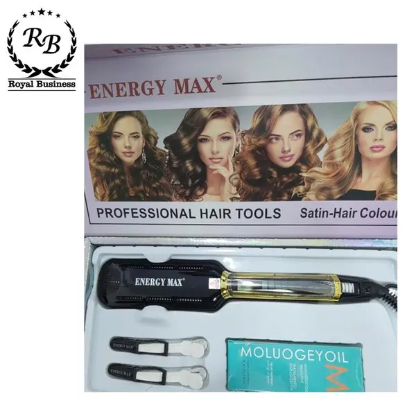 اتو موی فوق حرفه ای مخصوص کراتین برند انرژی مکس energy max 1090