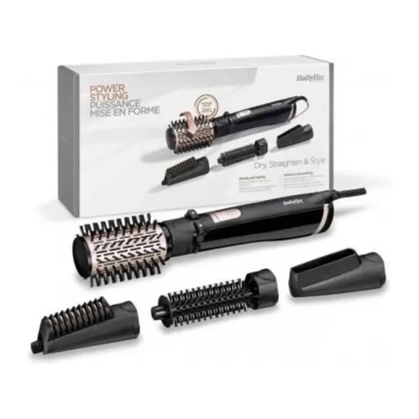 سشوار چرخشی برس دار بابیلیس 100 وات Babyliss as200e Brush Rotating Ionico