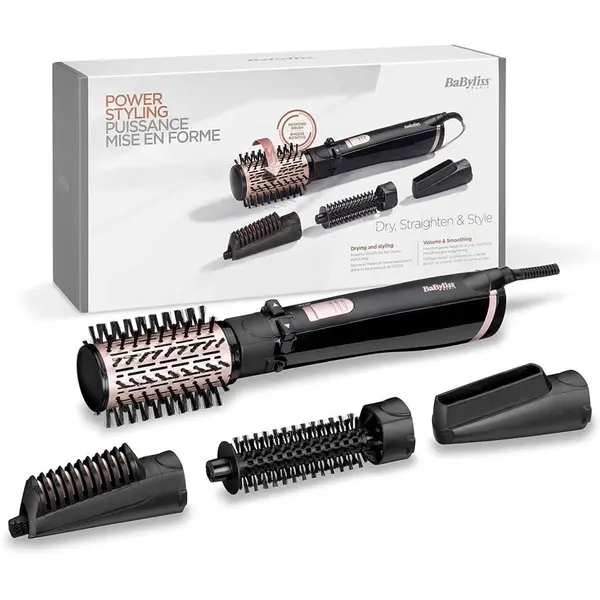 سشوار چرخشی برس دار بابیلیس 100 وات Babyliss as200e Brush Rotating Ionico - 2
