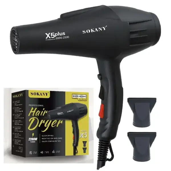 سشوار حرفه ای 2200 وات واقعی سالنی سوکانی مدل  Sokani X5