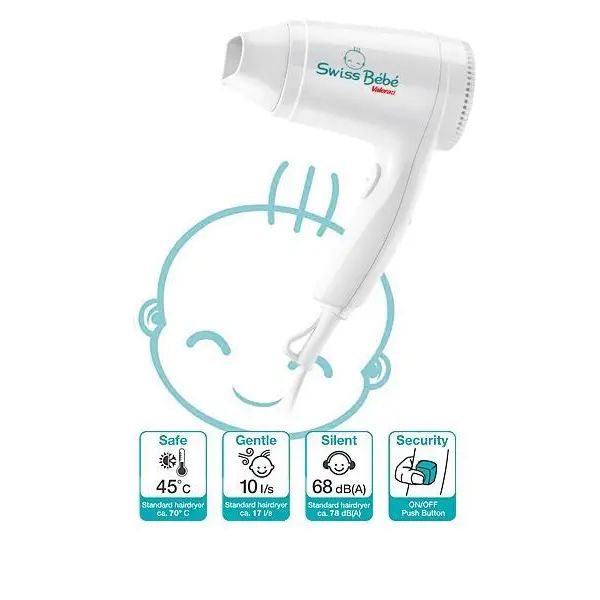 سشوار کودک والرا مدل Swiss Bebe - 3