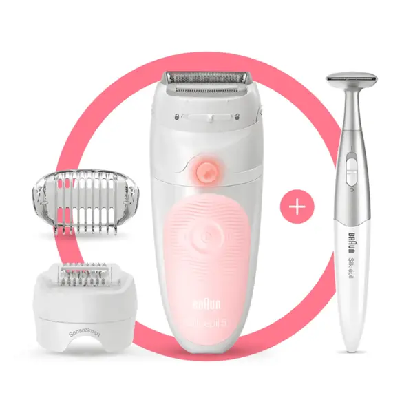 اپیلاتور مرطوب خشک براون آلمان Braun Silk-épil 5 5-820