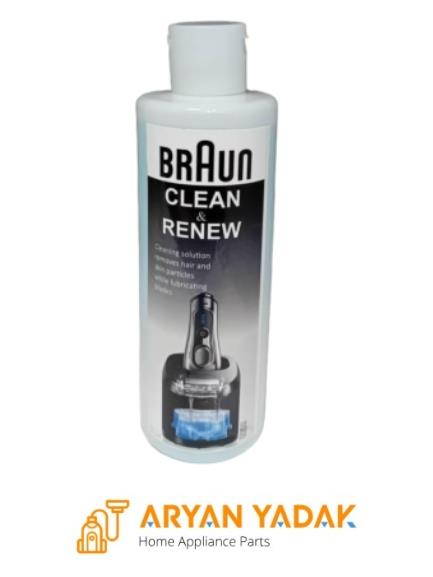 مایع یا ژل شستشوی ماشین اصلاح براون BRAUN