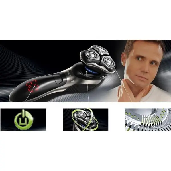 Remington XR1370 Hyper Series Rotary Shaver, Black