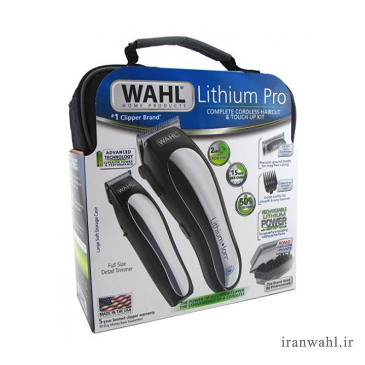 ماشین اصلاح سر و صورت وال مدل Wahl Lithium Pro Cordless With Case Model 79600-3301