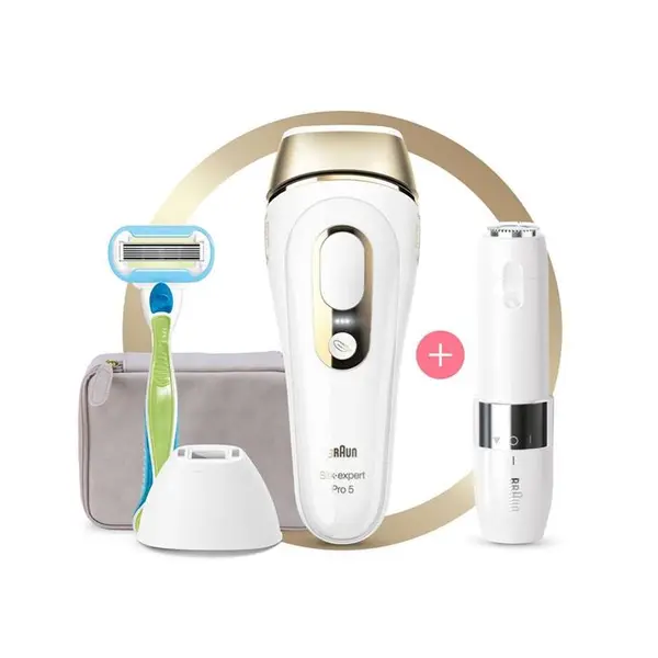 لیزر صورت و بدن براون 400000 شات Braun Silk-expert Pro 5 PL5129 IPL