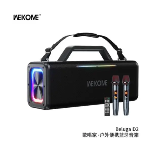 اسپیکر بلوتوثی ویکام 180 واتی مدل Beluga D2 برند wekome