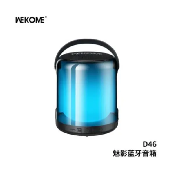 اسپیکر بلوتوثی ویکام 8 واتی مدل ALURA RGB D44 برند wekome