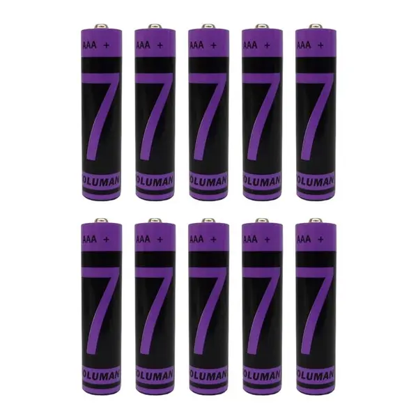 باتری نیم قلمی کلومن مدل AAA-ALKALINE بسته 10 عددی
