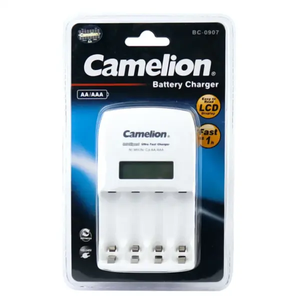 شارژر باتری آلمانی مارک CAMELION مدل ULTRA FAST CHARGER BC-0907