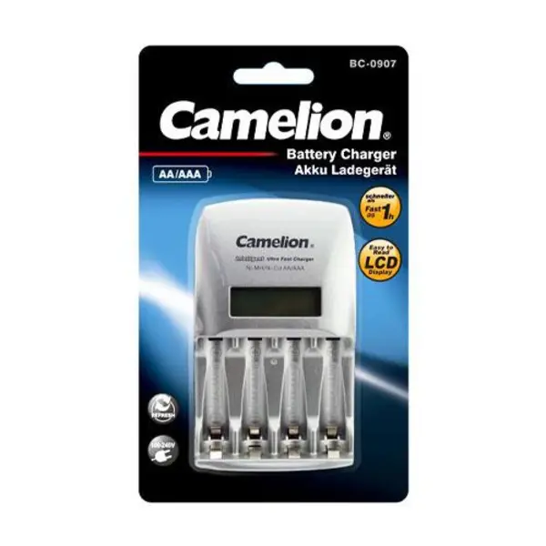 شارژر باتری آلمانی مارک CAMELION مدل ULTRA FAST CHARGER BC-0907