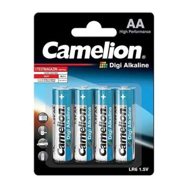 باتری قلمی کملیون مدل Digi Alkaline LR6 بسته 4 عددی