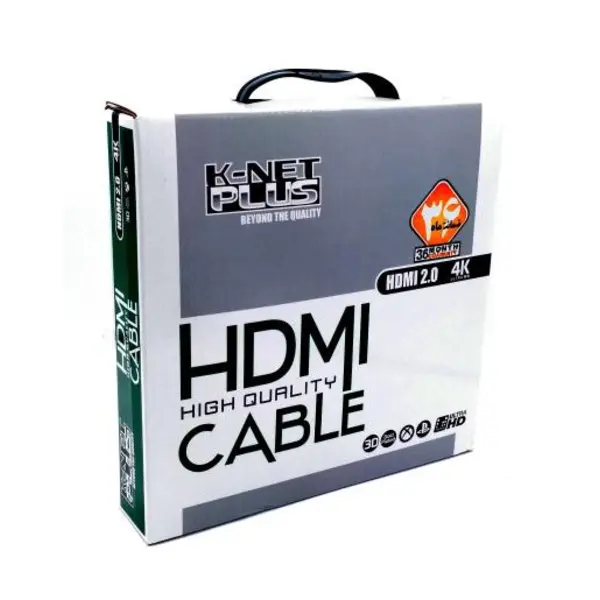 کابل HDMI ورژن 2 کی نت پلاس 15 متری