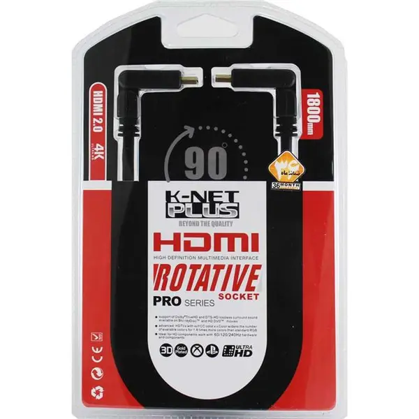 کابل HDMI کی نت مدل Plus به طول 1.8 متر