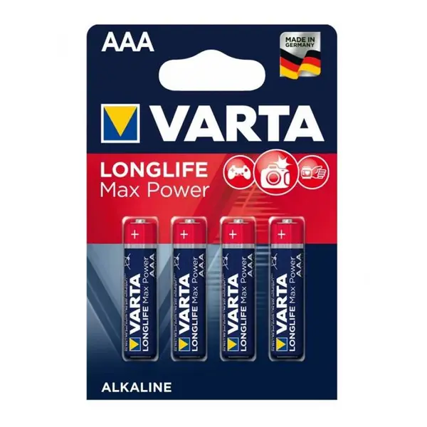 باتری نیم قلمی وارتا مدل Longlife Power بسته 2 عددی