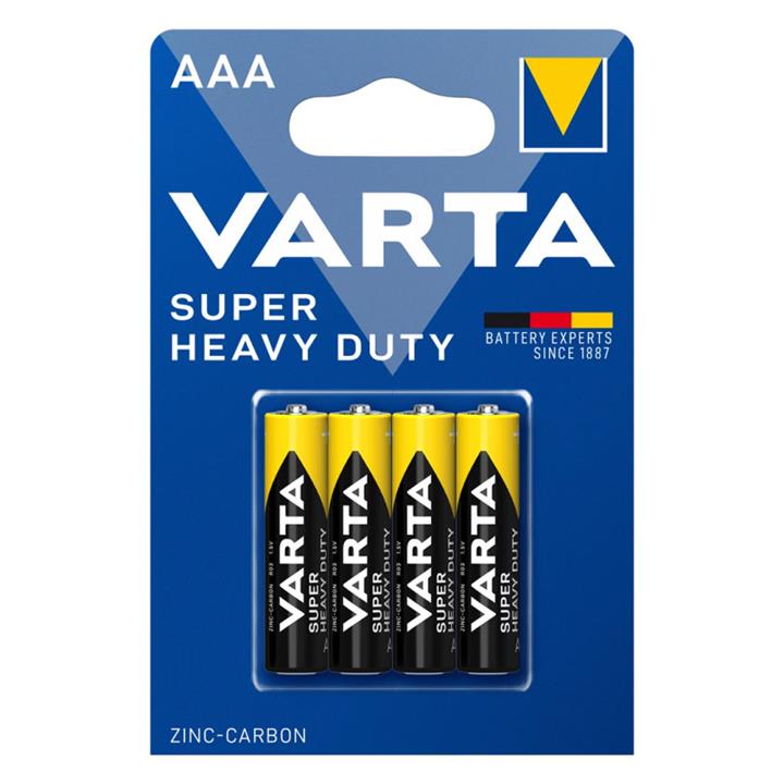 باتری نیم قلمی کملیون مدل Super Heavy Duty بسته 4 عددی