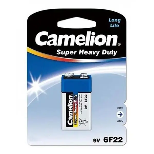 باتری کتابی کملیون مدل Super Heavy Duty 6F22