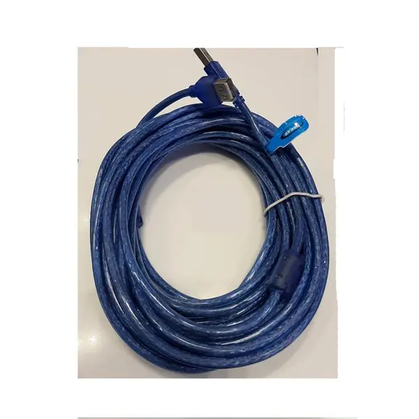 کابل افزایش طول 10 متری USB آبی شیلد دار Oscar - 4