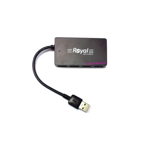 هاب 4 پورت رویال مدل Royal usb 3 Hub RH3-413