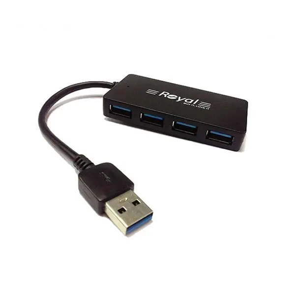 هاب 4 پورت رویال مدل Royal usb 3 Hub RH3-413